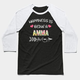 Happiness is being amma floral gift Baseball T-Shirt